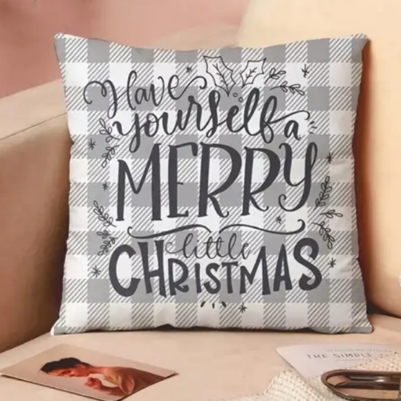 NWT Christmas Decorative Pillow Case - Picture 1 of 2